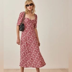 Reformation midi dress flower girl